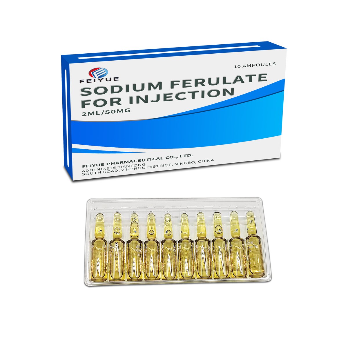 Sodium Ferulate Injection 2ml:50mg / 5ml:100mg