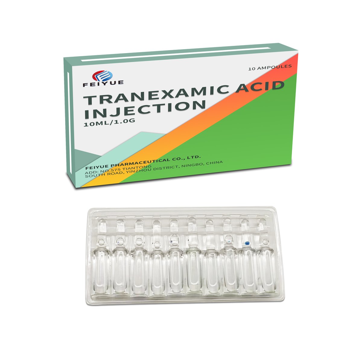 Tranexamic Acid Injection 2ml:0.2g / 5ml:500mg / 10ml:1g