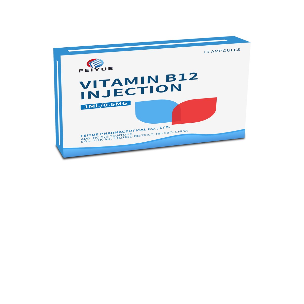 Vitamin B12 Injection 1ml:0.1mg / 1ml:0.25mg / 1ml:0.5mg / 2ml:1mg - view 2