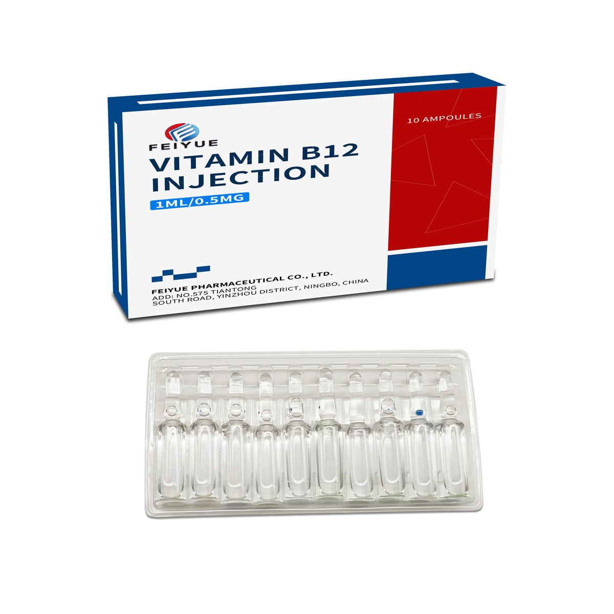 Vitamin B12 Injection 1ml:0.1mg / 1ml:0.25mg / 1ml:0.5mg / 2ml:1mg - view 5
