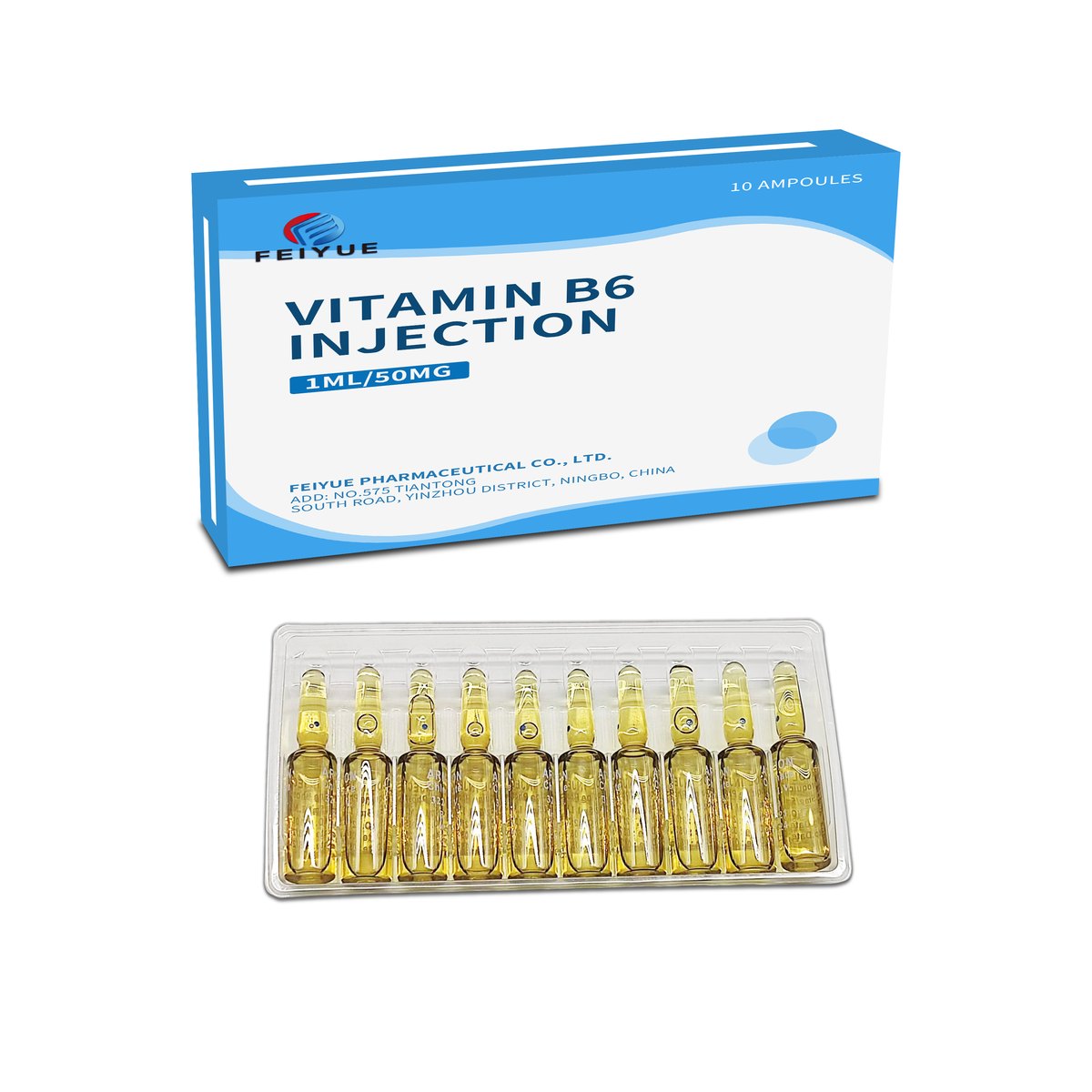 Vitamin B6 Injection 1ml:50mg / 2ml:0.1g