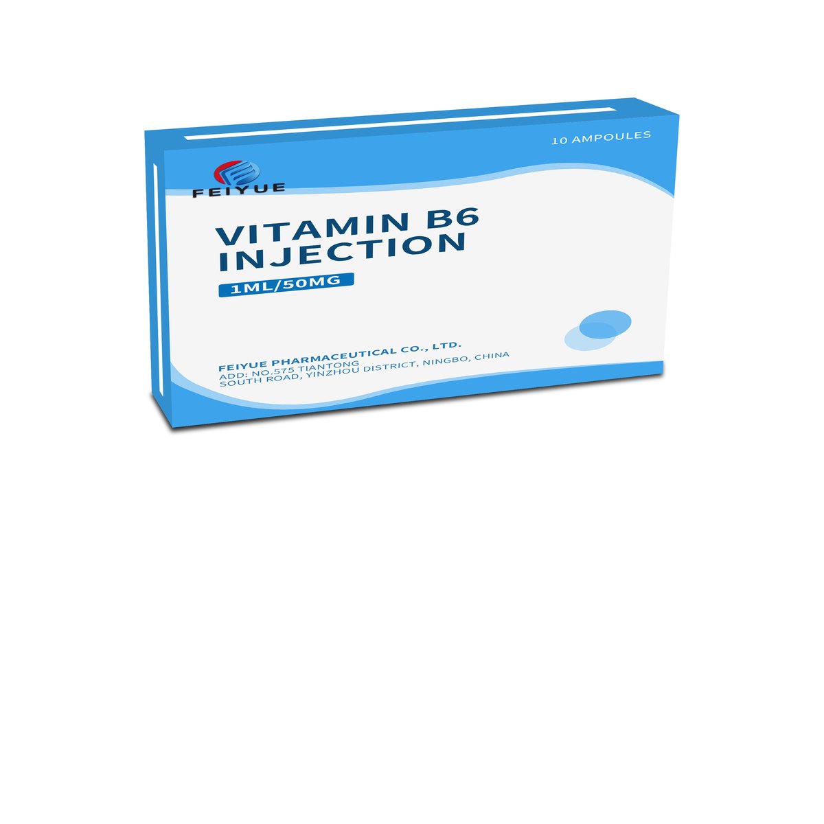 Vitamin B6 Injection 1ml:50mg / 2ml:0.1g - view 1