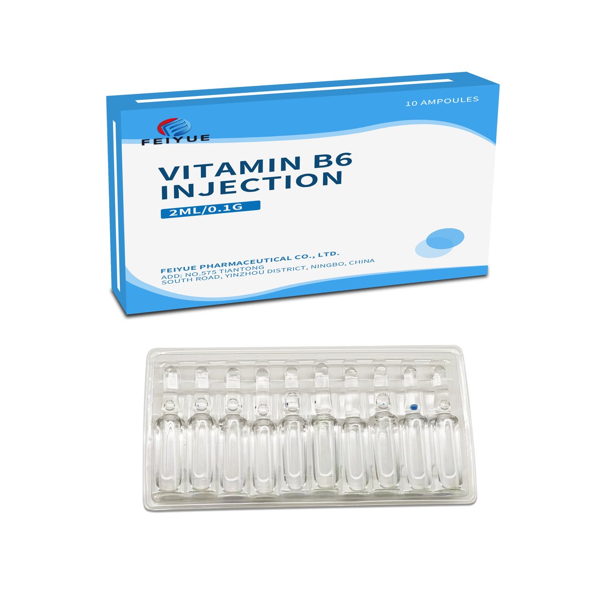 Vitamin B6 Injection 1ml:50mg / 2ml:0.1g - view 4