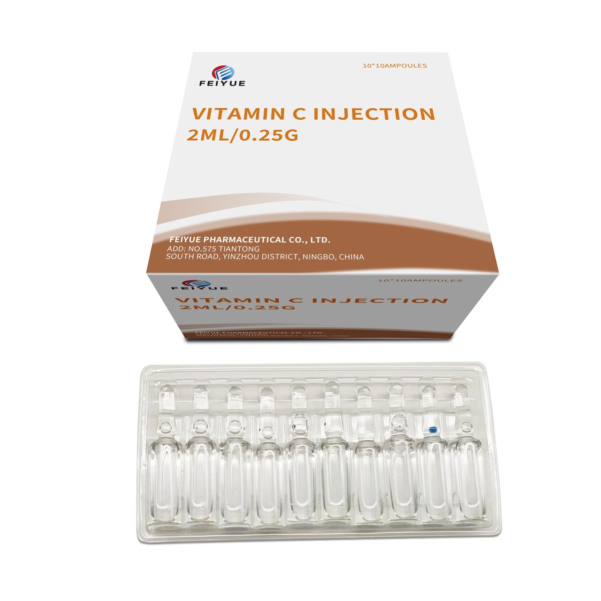 Vitamin C Injection 2ml:100mg / 2ml:0.25g / 2ml:0.5g / 5ml:500mg / 5ml:1g - view 1