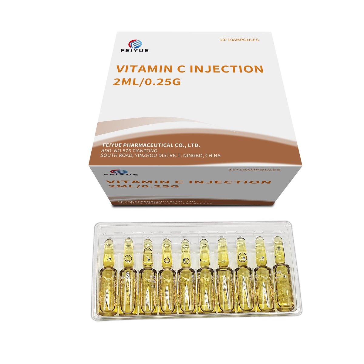 Vitamin C Injection 2ml:100mg / 2ml:0.25g / 2ml:0.5g / 5ml:500mg / 5ml:1g - view 2