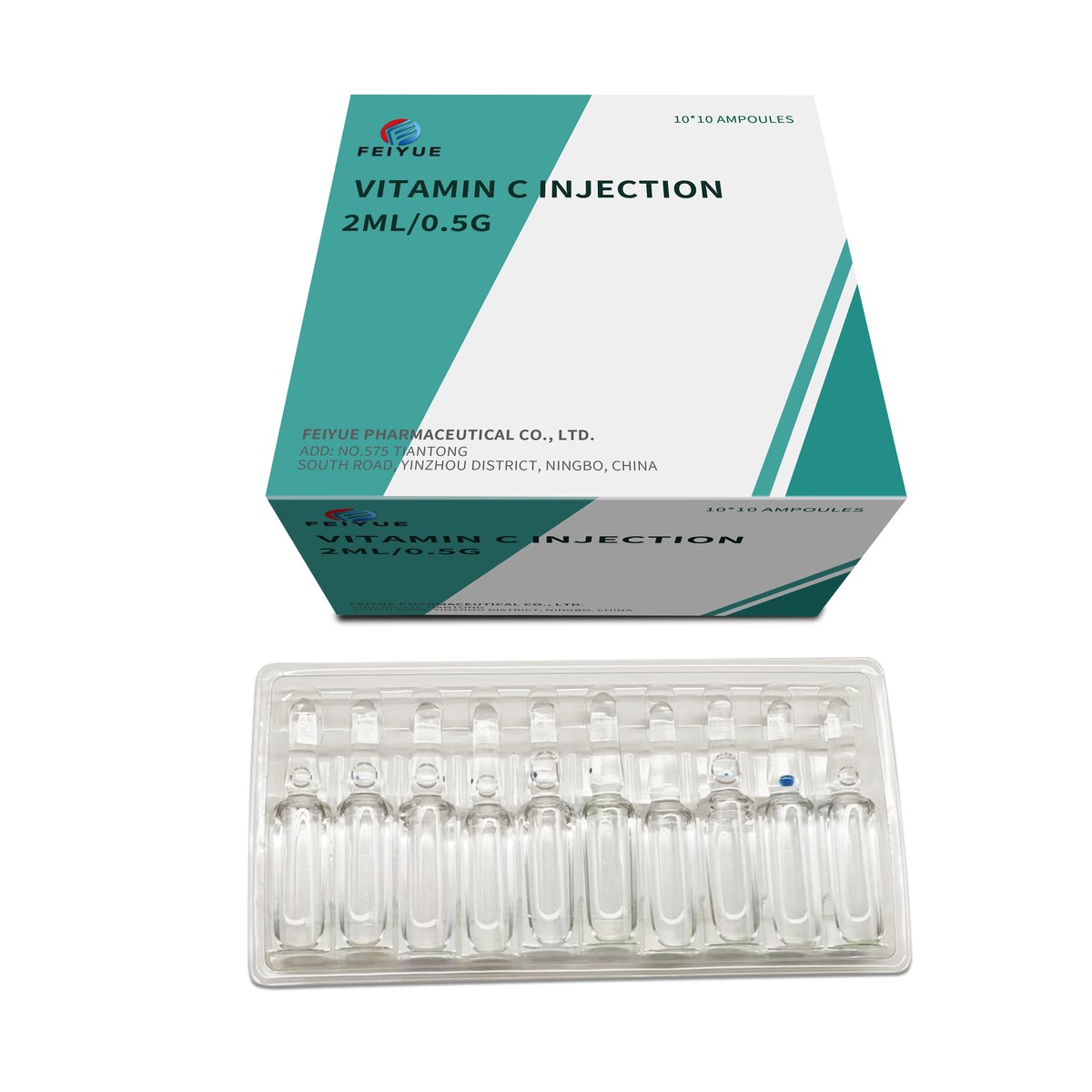 Vitamin C Injection 2ml:100mg / 2ml:0.25g / 2ml:0.5g / 5ml:500mg / 5ml:1g - view 5